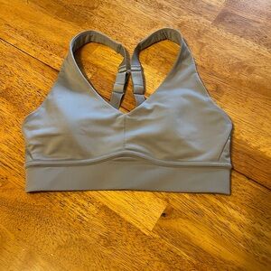 Women's Gray Fabletics Sports Bra